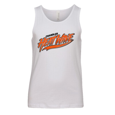 Youth Bella + Canvas Jersey Tank - Orange/Black Logo Thumbnail